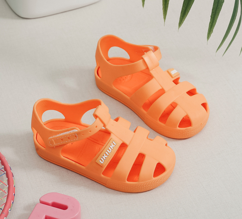 Dječje rimske jelly tenisice – gornji dio od plastike, EVA đon, unisex, Velcro kopča, za djecu 1–12 godina