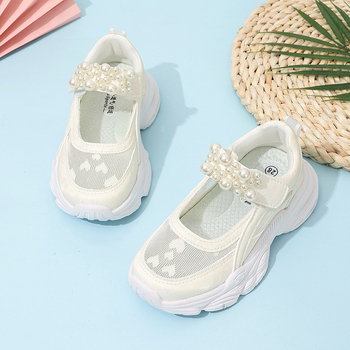 Dječje sportske sandale za djevojčice od umjetne kože, Velcro zatvaranje, gumeni potplat, uzrast 4–6 godina