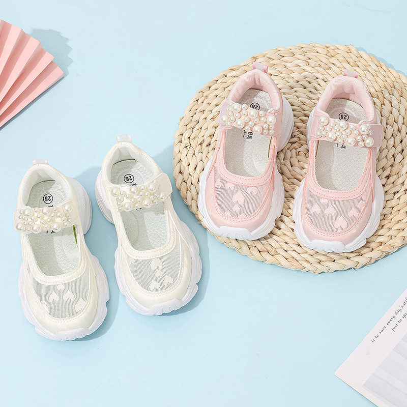 Dječje sportske sandale za djevojčice od umjetne kože, Velcro zatvaranje, gumeni potplat, uzrast 4–6 godina