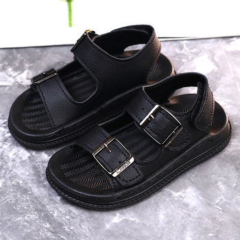 Dječje sandale za plažu, ljeto 2025 izdanje, gornji materijal umjetna koža, potplat PVC, kopčanje na Velcro (Unisex)