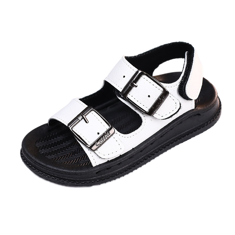 Dječje sandale za plažu, ljeto 2025 izdanje, gornji materijal umjetna koža, potplat PVC, kopčanje na Velcro (Unisex)