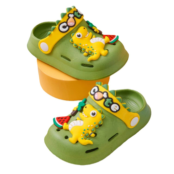 Dječje EVA papuče, protuklizne za unutrašnju i vanjsku upotrebu, crtić dizajn, unisex, za djecu 4–12 godina, bez podstave, svakodnevni stil (Gornji dio EVA; uzrast 4–12 godina; unisex; bez podstave; svakodnevni stil)