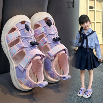 Dječje sportske sandale – unisex, gornji dio od sintetičke kože, TPR đon, zatvaranje Velcro.