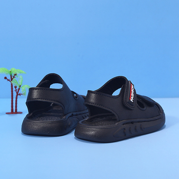 Dječje sandale za plažu s zatvorenim prstom, ljetni model 2026, korejskog stila, unisex, meka potplata, Velcro zatvarač, za uzrast 2–6 godina