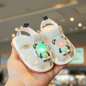 Cipice za bebe s mekanom potplatom - unisex, sintetička koža, lagane, Velcro zatvarač, uzrast 12–48 mjeseci