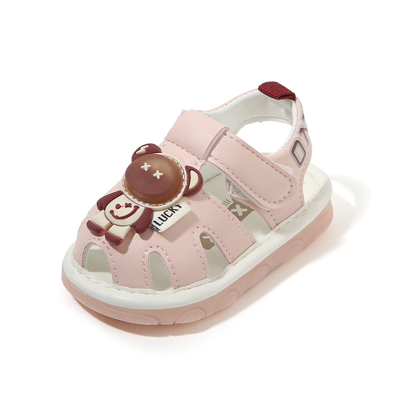 Cipice za bebe s mekanom potplatom - unisex, sintetička koža, lagane, Velcro zatvarač, uzrast 12–48 mjeseci