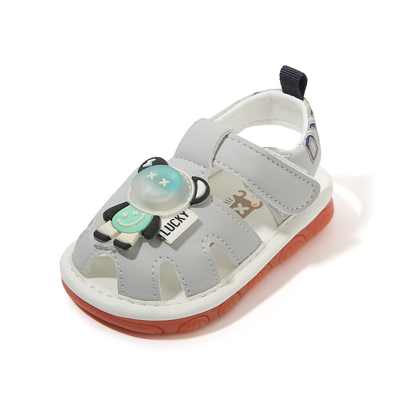 Cipice za bebe s mekanom potplatom - unisex, sintetička koža, lagane, Velcro zatvarač, uzrast 12–48 mjeseci