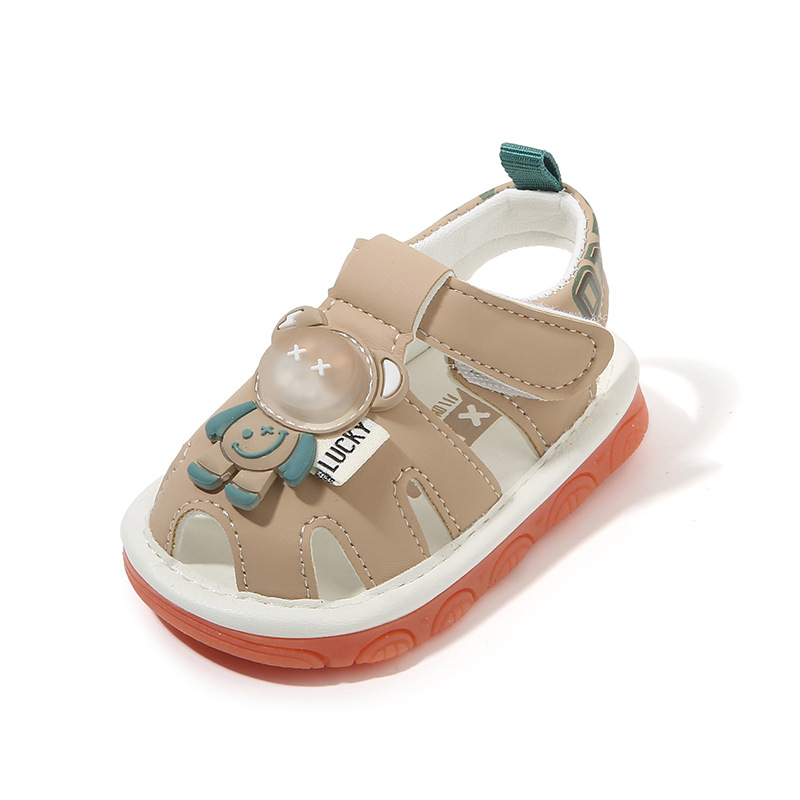 Cipice za bebe s mekanom potplatom - unisex, sintetička koža, lagane, Velcro zatvarač, uzrast 12–48 mjeseci