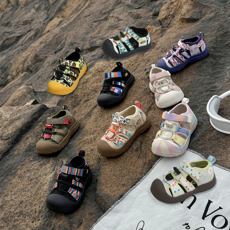 Dječje outdoor tenisice za disanje s gornjim dijelom od trake i mikrovlakana, Velcro kopčanje, gumeni potplat, unisex, za uzrast 1-16 godina