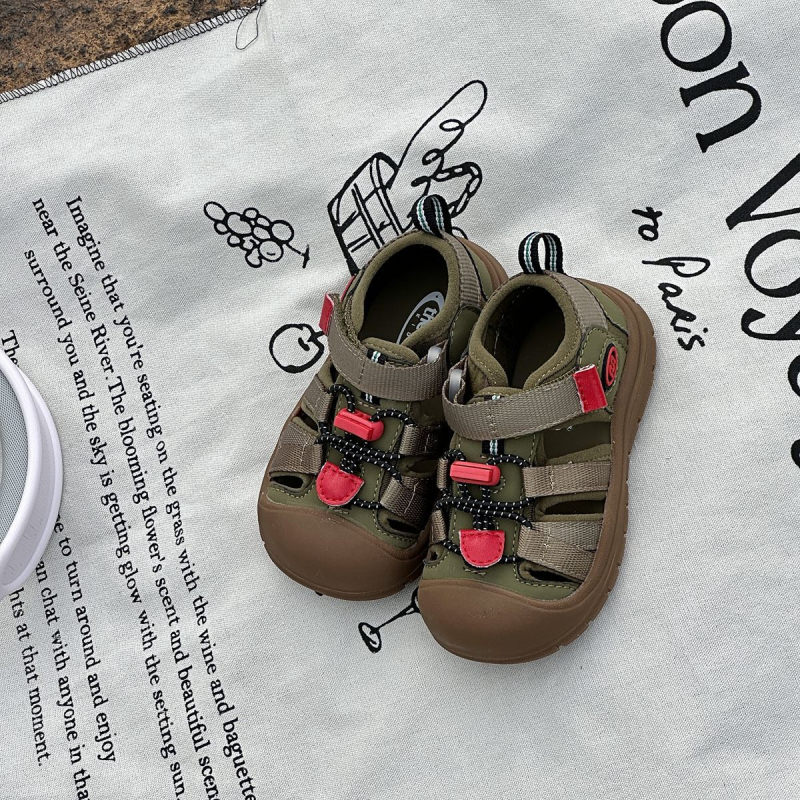 Dječje outdoor tenisice za disanje s gornjim dijelom od trake i mikrovlakana, Velcro kopčanje, gumeni potplat, unisex, za uzrast 1-16 godina