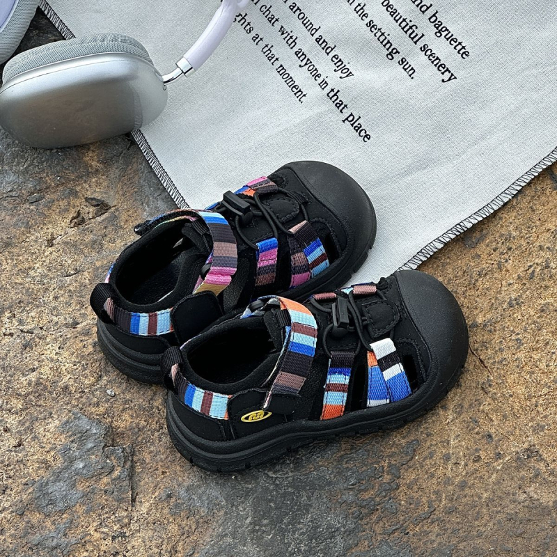 Dječje outdoor tenisice za disanje s gornjim dijelom od trake i mikrovlakana, Velcro kopčanje, gumeni potplat, unisex, za uzrast 1-16 godina