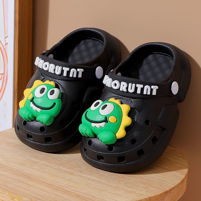 Gyerekeknek készült beltéri papucs PVC felsőrésszel, bélés nélkül, 2–10 éveseknek, Cartoon Paradise stílus, Baotou kategória