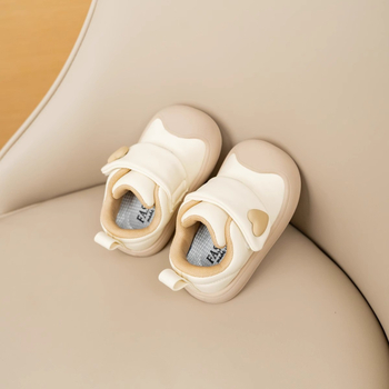 Cipele za bebe s mekom potplatom – unisex, gornji dio od mikrovlaknastog kože, Velcro kopča, prozračne, protuklizne