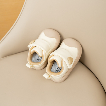 Cipele za bebe s mekom potplatom – unisex, gornji dio od mikrovlaknastog kože, Velcro kopča, prozračne, protuklizne