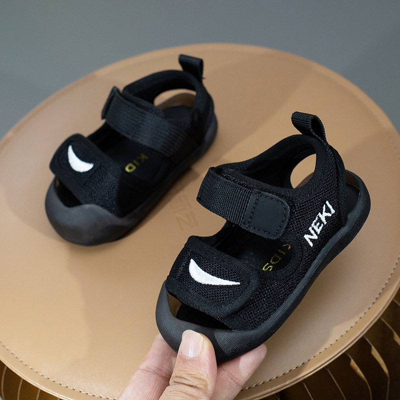 Dječje plažne tenisice 1–3 godine, s Velcro zatvaračem, platneni gornji dio, PVC potplat