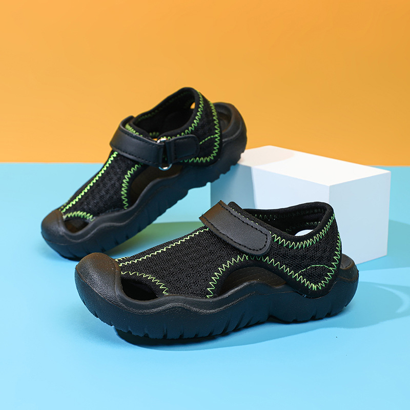 Dječje EVA sandale s zatvorenim prstom, ljeto, unisex, sandale za plažu s debelim potplatom