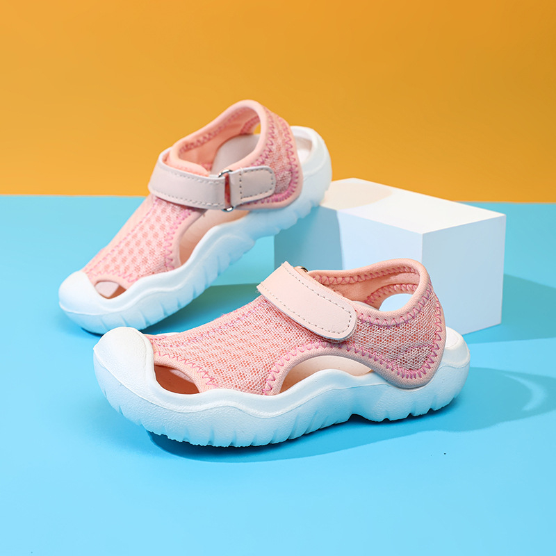 Dječje EVA sandale s zatvorenim prstom, ljeto, unisex, sandale za plažu s debelim potplatom
