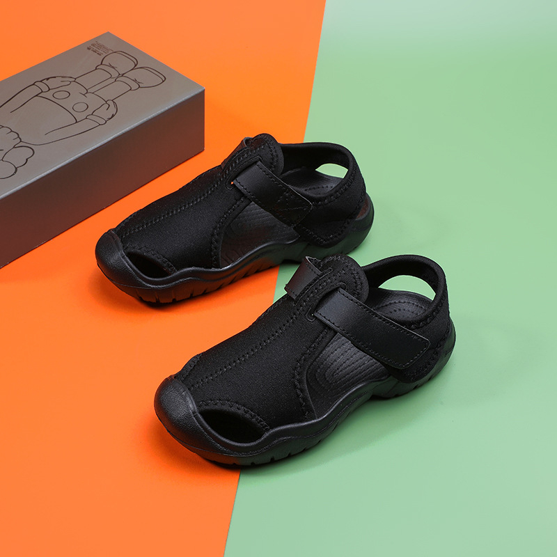 Dječje EVA sandale s zatvorenim prstom, ljeto, unisex, sandale za plažu s debelim potplatom