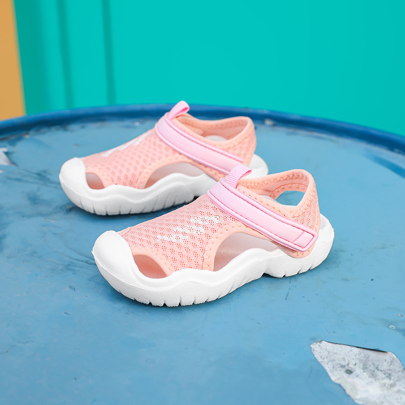 Dječje EVA sandale s zatvorenim prstom, ljeto, unisex, sandale za plažu s debelim potplatom