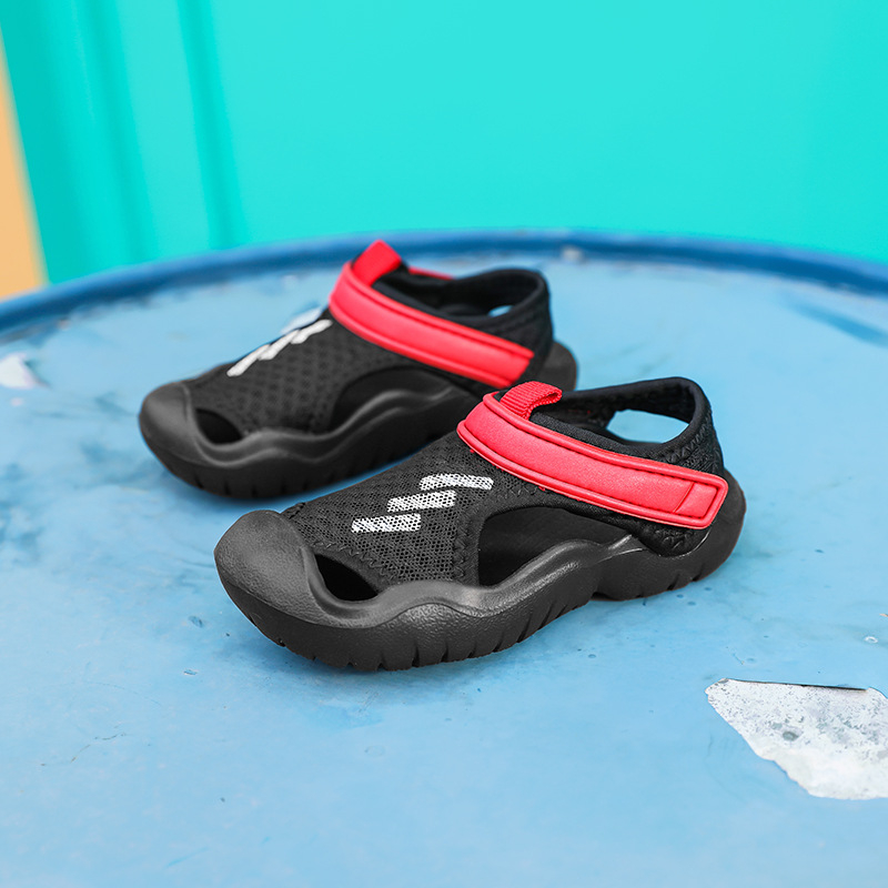 Dječje EVA sandale s zatvorenim prstom, ljeto, unisex, sandale za plažu s debelim potplatom