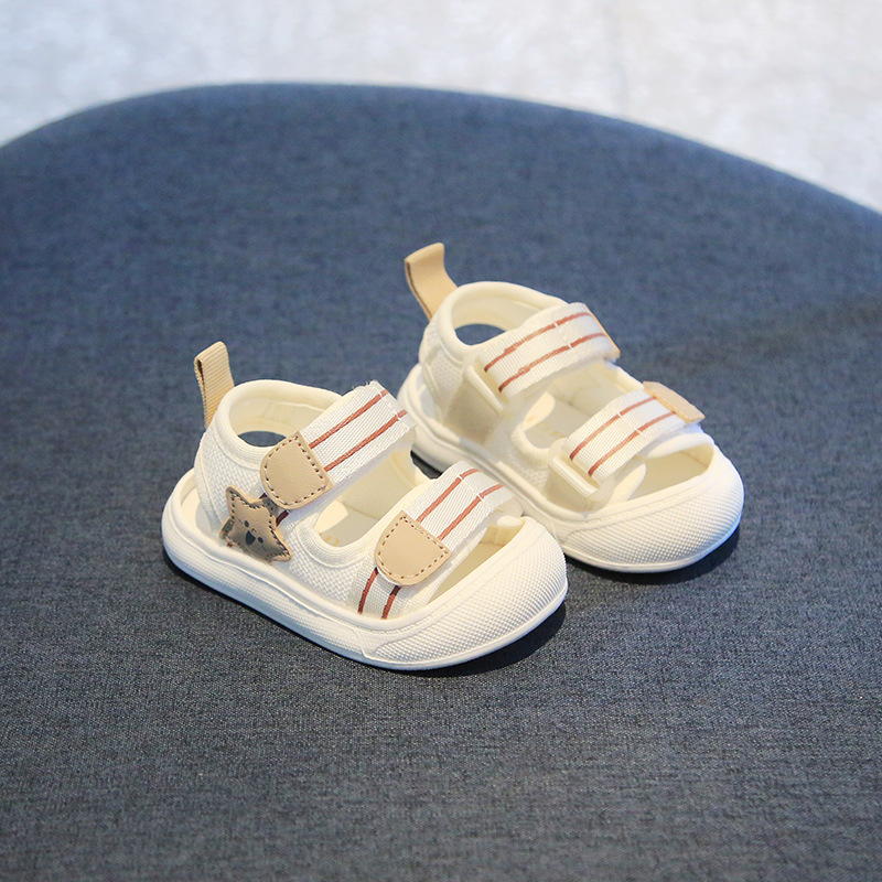Dječje ljetne sandale s mrežastim gornjim dijelom, prozračne, mekana protuklizna potplata, Velcro zatvarač, za 12–36 mjeseci, unisex