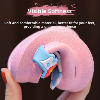 Bērnu Crocs stilā sandales, elpojošs PVC augšdaļa, slēgts purngals, iekšējai/ārējai lietošanai, meitenēm 1–6 gadi