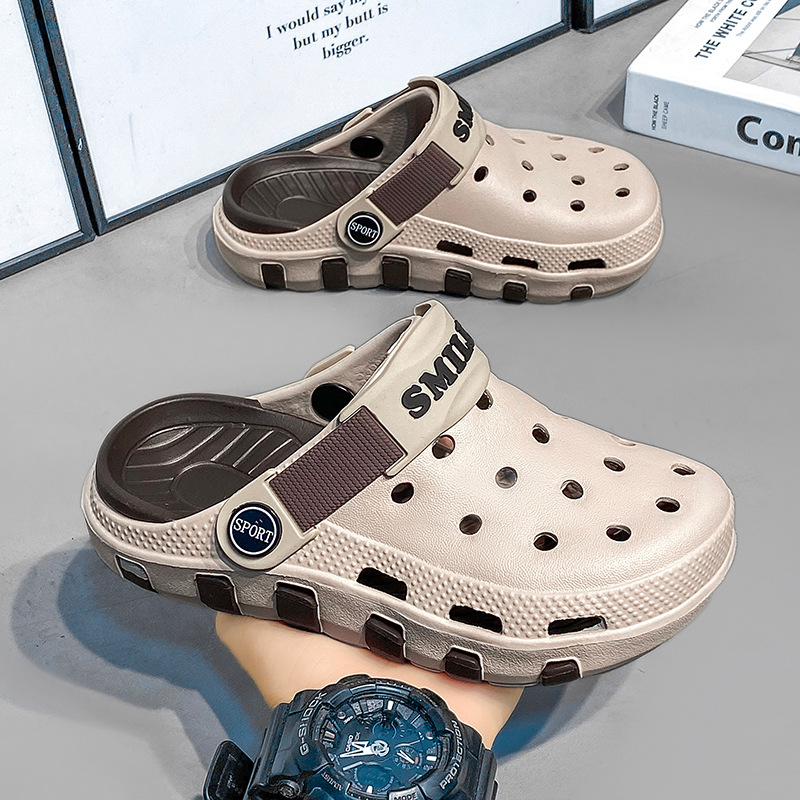 Gyerekeknek szóló EVA clogok, bélés nélkül, könnyű, csúszásmentes, Crocs-stílusú mindennapi viselet, 2024 nyár, 7–16 éveseknek