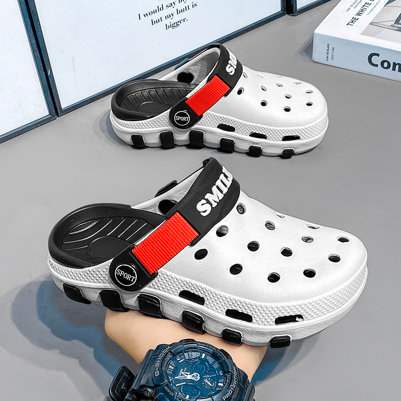 Gyerekeknek szóló EVA clogok, bélés nélkül, könnyű, csúszásmentes, Crocs-stílusú mindennapi viselet, 2024 nyár, 7–16 éveseknek