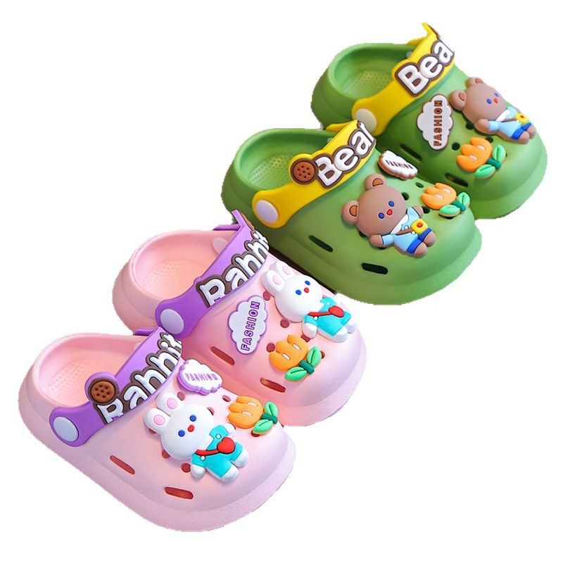 Gyerek strandcipő PVC felsőrésszel, csúszásmentes puha talppal, uniszex, 3–10 éveseknek, nyár 2025