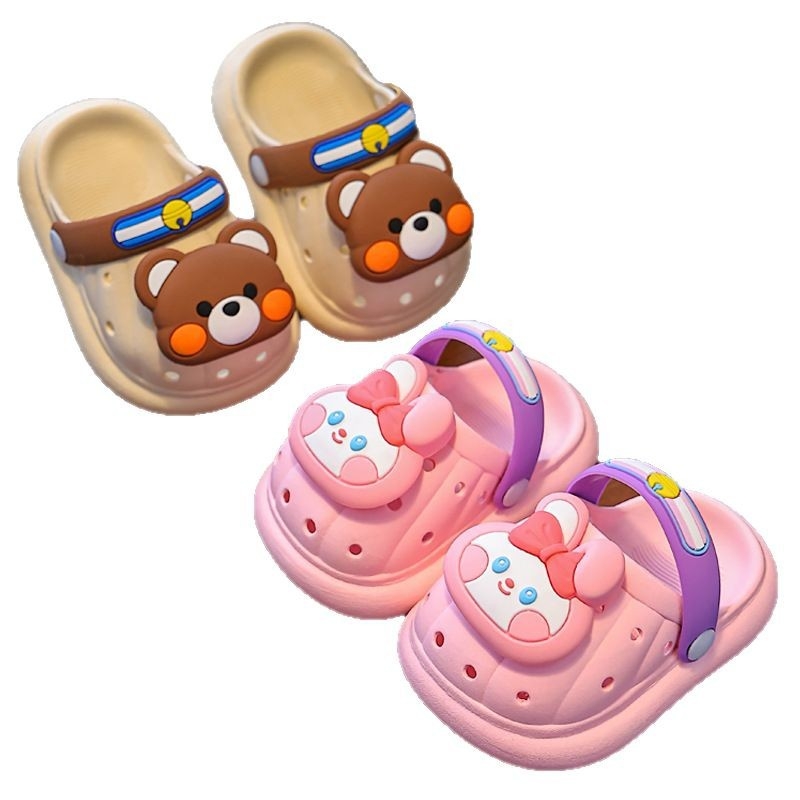 Gyerekeknek PVC felső részű klumpa, uniszex, 2–7 éveseknek, Cartoon Paradise stílus, 2025 nyári megjelenés