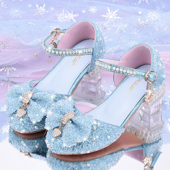 Princeses sandales meitenēm - Mikrošķiedras augšdaļa, PU iekšējais, PU zole, sprādze