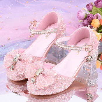 Princeses sandales meitenēm - Mikrošķiedras augšdaļa, PU iekšējais, PU zole, sprādze