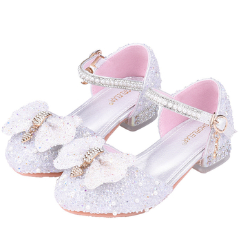 Princeses sandales meitenēm - Mikrošķiedras augšdaļa, PU iekšējais, PU zole, sprādze