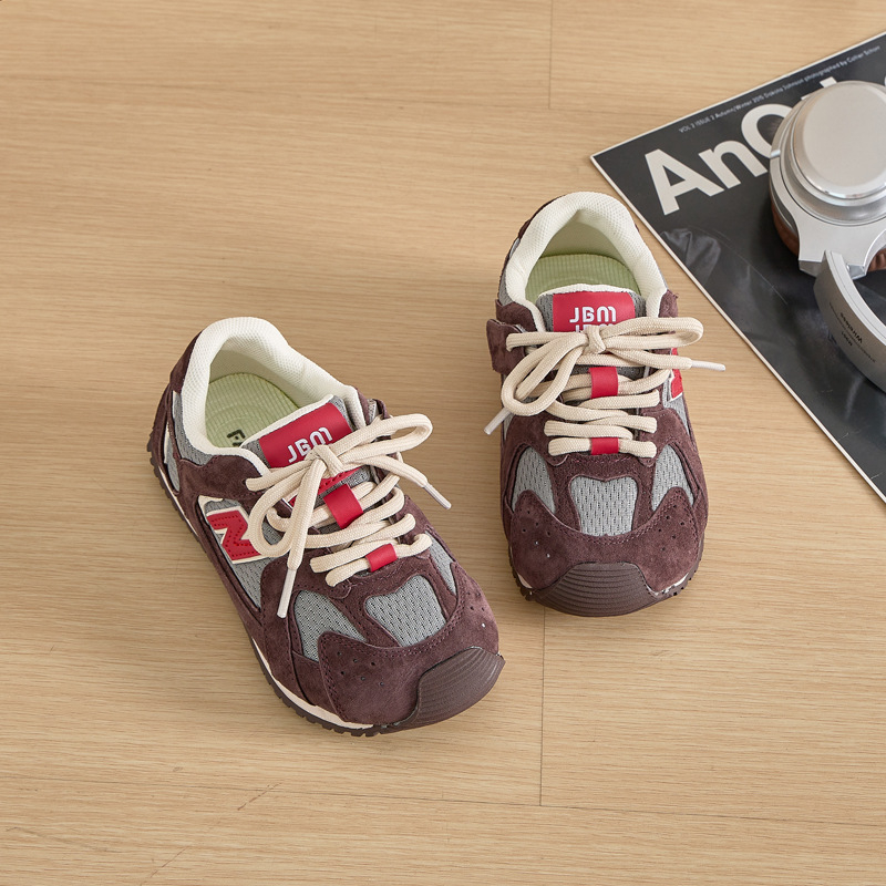 Unisex dječje tenisice od prave kože, toplina flis unutrašnjost, protuklizna gumena potplata, zatvaranje na Velcro, lagane sportske tenisice za zimu, proljeće i jesen