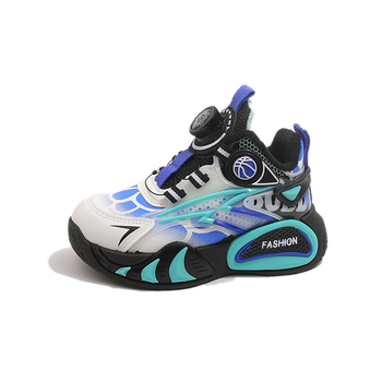 Dječje tenisice s fleece unutarnjom, zimske svakodnevne tenisice s okretno zatvaranje gumom, PU gornji dio, gumena potplat, protuklizne