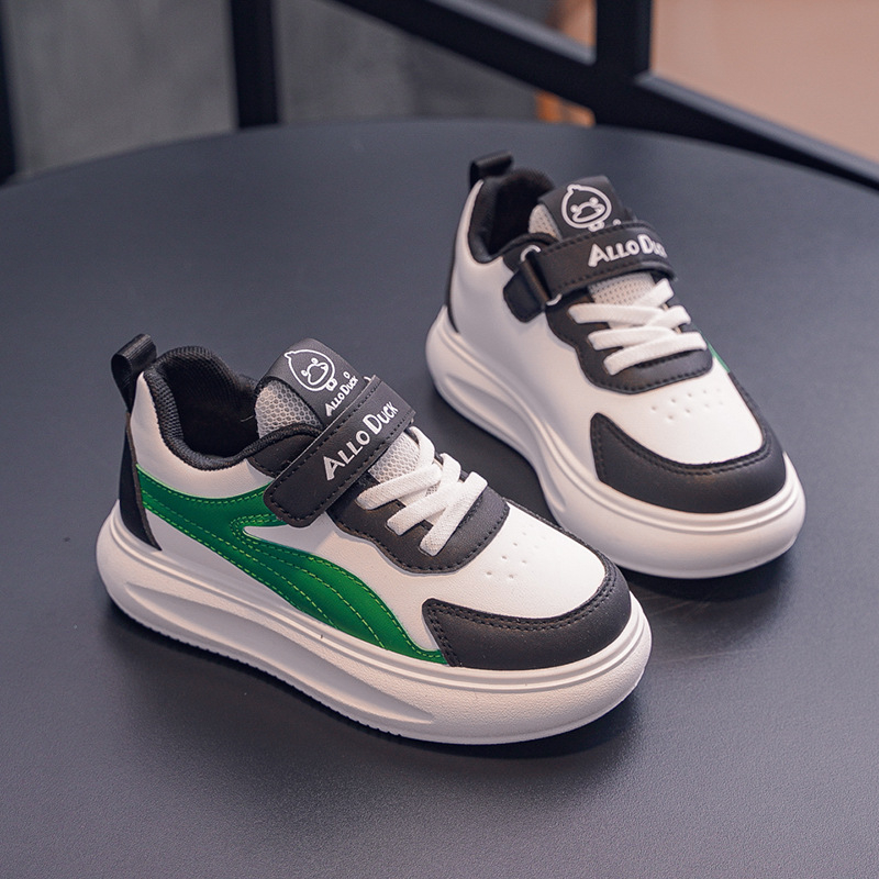 Dječje zimske vodootporne tenisice s gornjim PU+ mrežom, fleece podstava za toplinu, kopča remena, gumena potplat, unisex