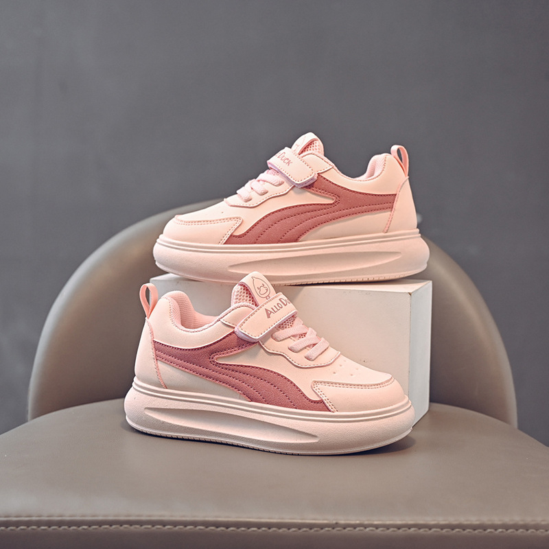 Dječje zimske vodootporne tenisice s gornjim PU+ mrežom, fleece podstava za toplinu, kopča remena, gumena potplat, unisex