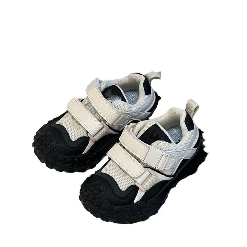 Pantofi de alergare pentru copii, primăvară-toamnă, cu Velcro închidere, partea superioară din piele sintetică, talpă din cauciuc, unisex, pentru vârste 4–16 ani