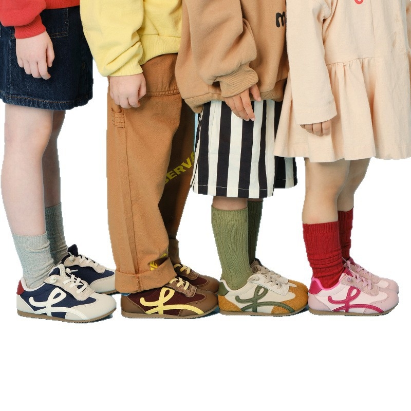 Topstar dječje tenisice - zatvaranje na Velcro, mekana potplat, gornji dio od platna, unisex, za uzrast 4–6 godina, porijeklo Wenzhou Zhejiang, jesen 2025, Forrest Gump model