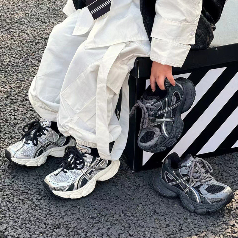 Dječje tenisice u stilu dad shoes s gornjim dijelom od mrežice, 2026 proljeće–ljeto, prozračne unisex sportske patike za djevojčice i dječake, retro dizajn