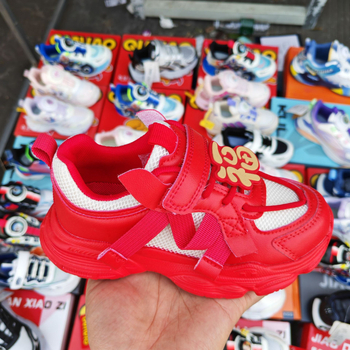 Runzhe dječje mrežaste tenisice, unisex, prozračne, prednje vezivanje, pjenasta potplata, prugasti uzorak, dobna skupina 4–12