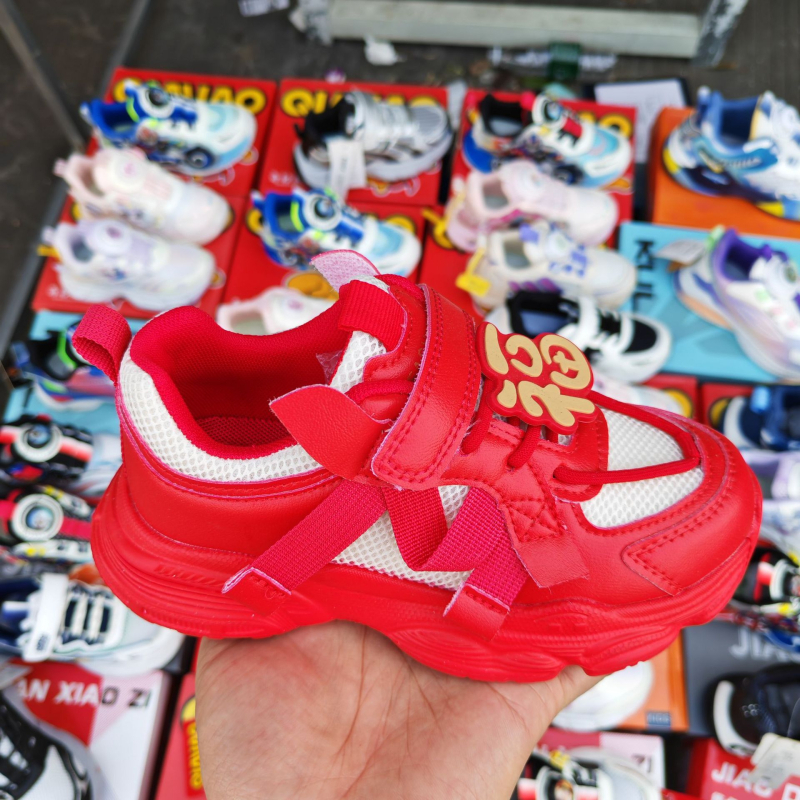 Runzhe dječje mrežaste tenisice, unisex, prozračne, prednje vezivanje, pjenasta potplata, prugasti uzorak, dobna skupina 4–12