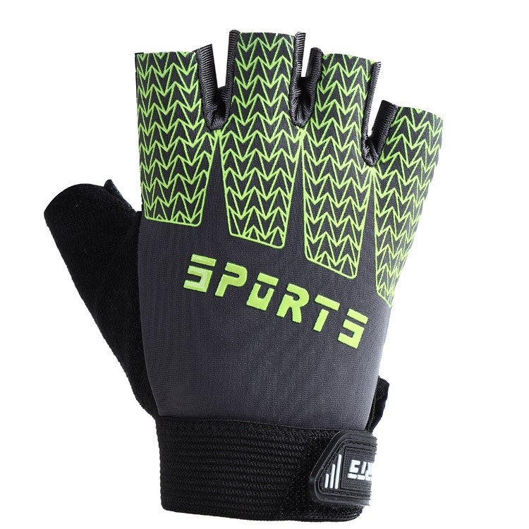 Gyerekek külső sport kesztyűi – csúszásmentes, lélegző, kopásálló, poliészterből, félujjas kialakítás, 4–12 éveseknek, nyár és ősz