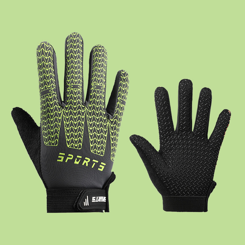 Gyerekek külső sport kesztyűi – csúszásmentes, lélegző, kopásálló, poliészterből, félujjas kialakítás, 4–12 éveseknek, nyár és ősz