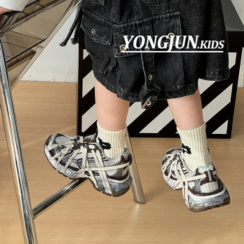 Dječje tenisice Dad Shoes stil, lagane, otporne, s remenom na gornjem dijelu, gumeni potplat, za djecu 4–16 godina