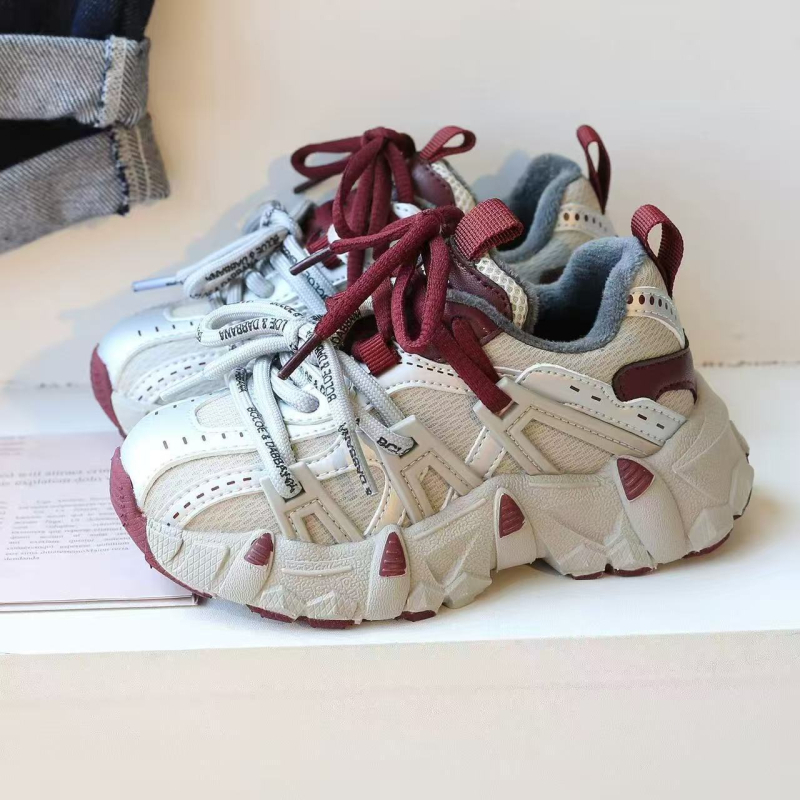 Dječje tenisice u stilu dad shoes, gornji dio od mikrovlakana, EVA đon, izlazak proljeće 2025, za djecu 4–16 godina, neutralan spol