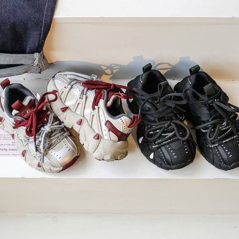 Dječje tenisice u stilu dad shoes, gornji dio od mikrovlakana, EVA đon, izlazak proljeće 2025, za djecu 4–16 godina, neutralan spol