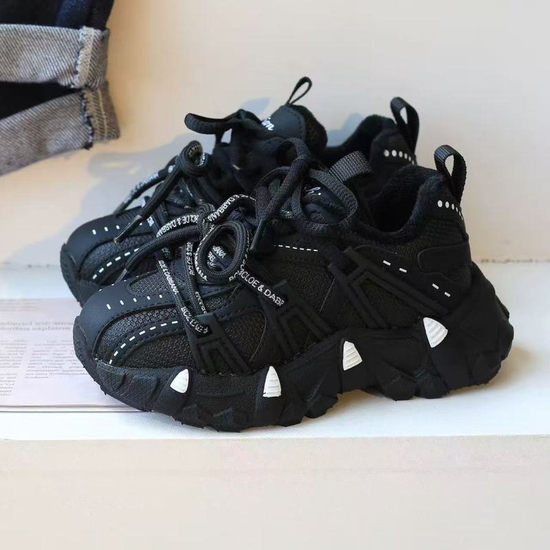 Dječje tenisice u stilu dad shoes, gornji dio od mikrovlakana, EVA đon, izlazak proljeće 2025, za djecu 4–16 godina, neutralan spol