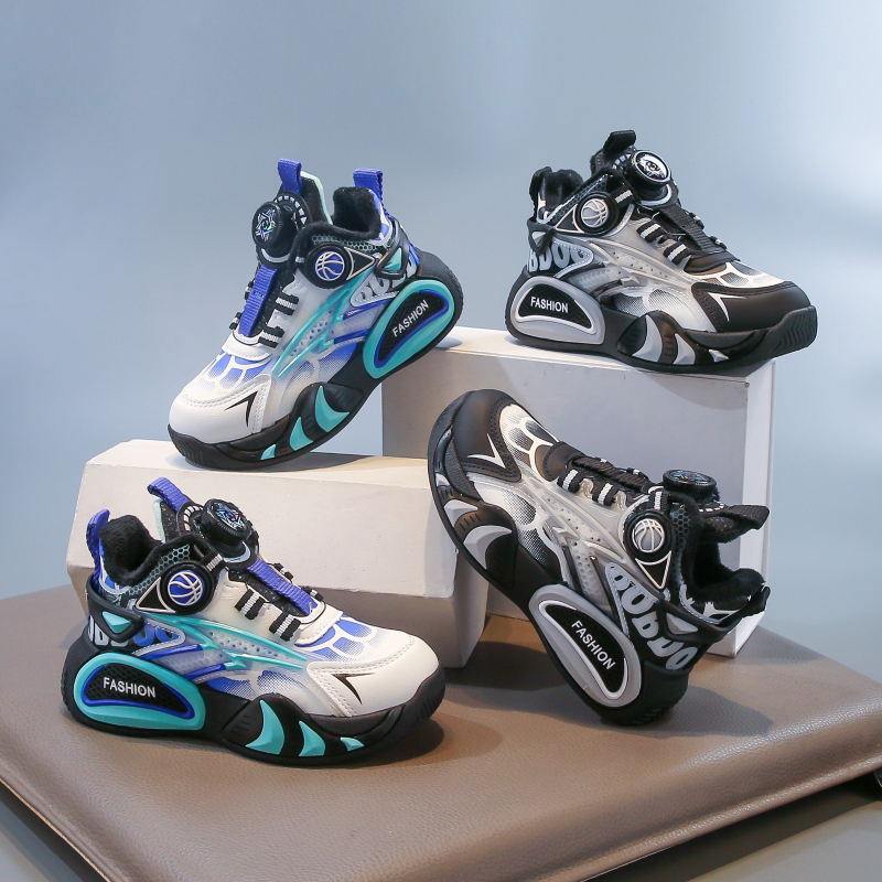 Gyerek futócipő, uniszex, felsőrész műbőr, talp szintetikus gumi, melegen tartó bélés, szezonok: tél-ősz-tavasz, téli megjelenés 2025