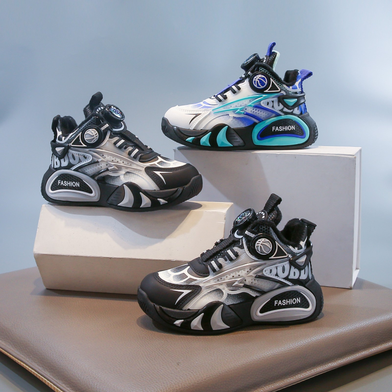 Gyerek futócipő, uniszex, felsőrész műbőr, talp szintetikus gumi, melegen tartó bélés, szezonok: tél-ősz-tavasz, téli megjelenés 2025